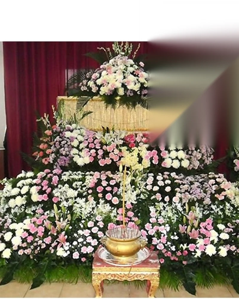 ดอกไม้ตั้งหน้าศพ ชุดมาตรฐาน ส่งด่วน กทม.