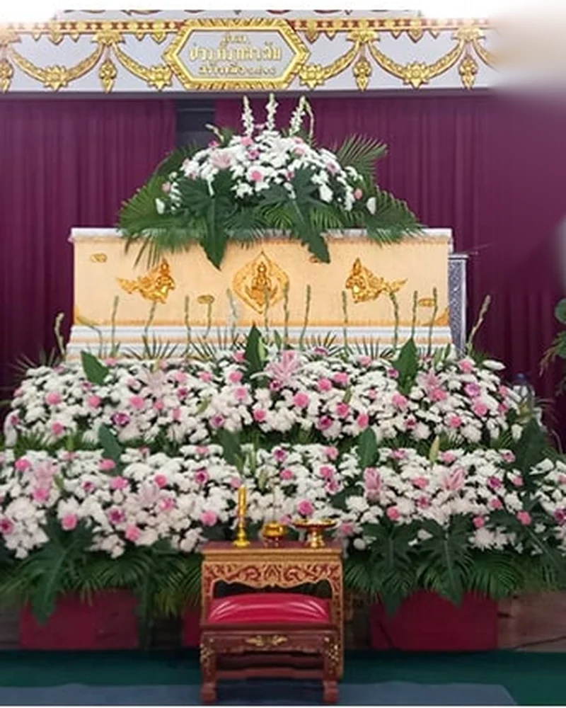ดอกไม้ตั้งหน้าศพ ชุดมาตรฐาน ส่งด่วน กทม.