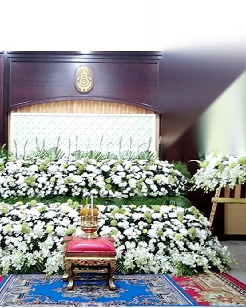 ดอกไม้ตั้งหน้าศพ ชุดมาตรฐาน ส่งด่วน กทม.