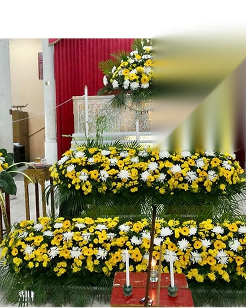 ดอกไม้ตั้งหน้าศพ ชุดมาตรฐาน ส่งด่วน กทม.