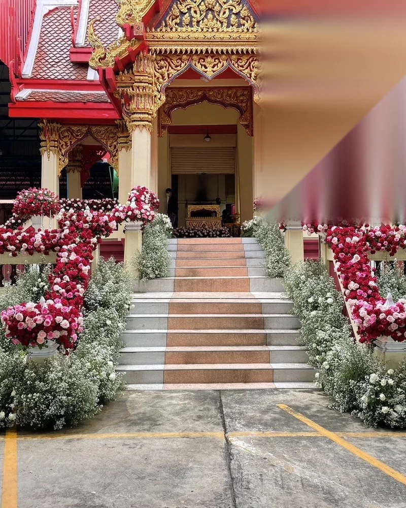 ดอกไม้ประดับหน้าเมรุ ชุดใหญ่พิเศษ ส่งด่วน กทม.