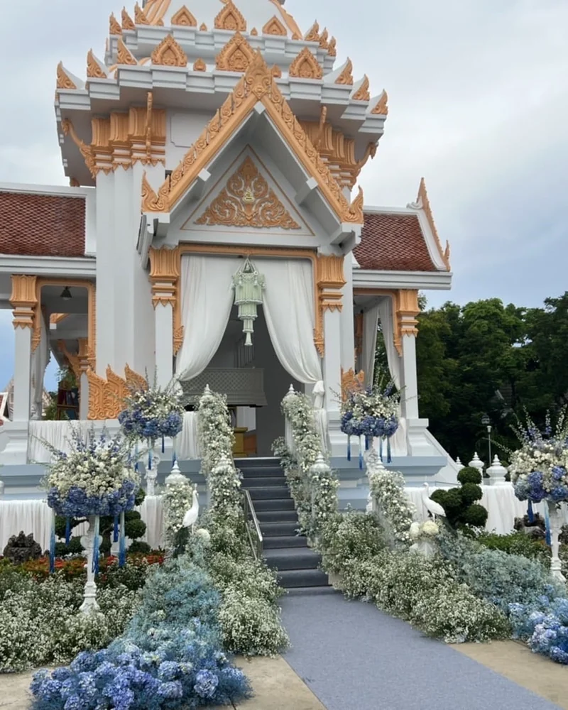 ดอกไม้ประดับหน้าเมรุ ชุดใหญ่พิเศษ ส่งด่วน กทม.
