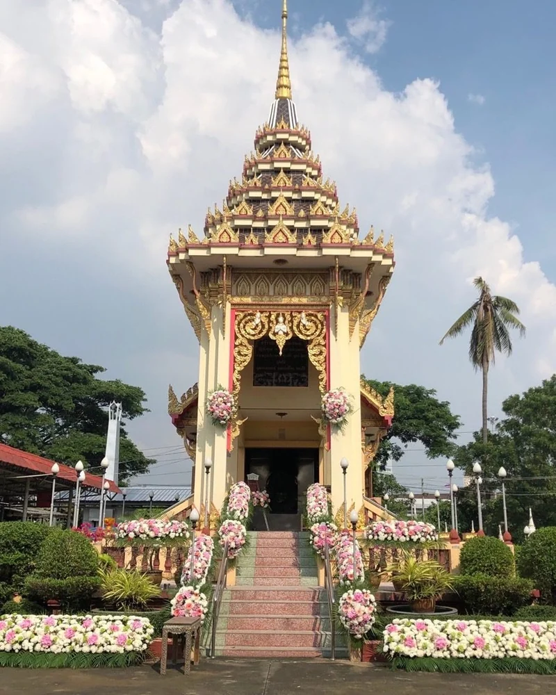 ดอกไม้ประดับหน้าเมรุ ชุดใหญ่พิเศษ ส่งด่วน กทม.
