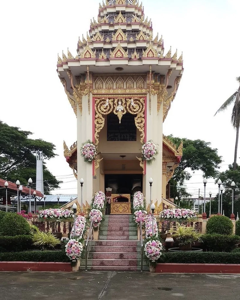 ดอกไม้ประดับหน้าเมรุ ชุดมาตรฐาน ส่งด่วน กทม.