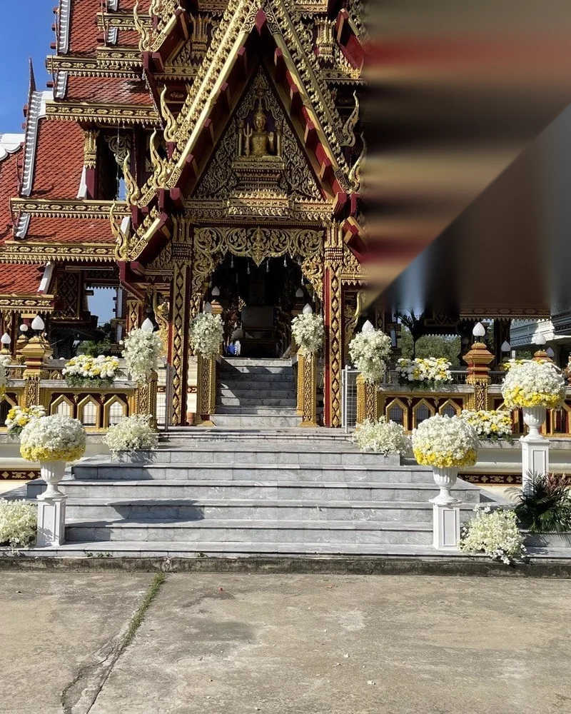 ดอกไม้ประดับหน้าเมรุ ชุดใหญ่พิเศษ ส่งด่วน กทม.