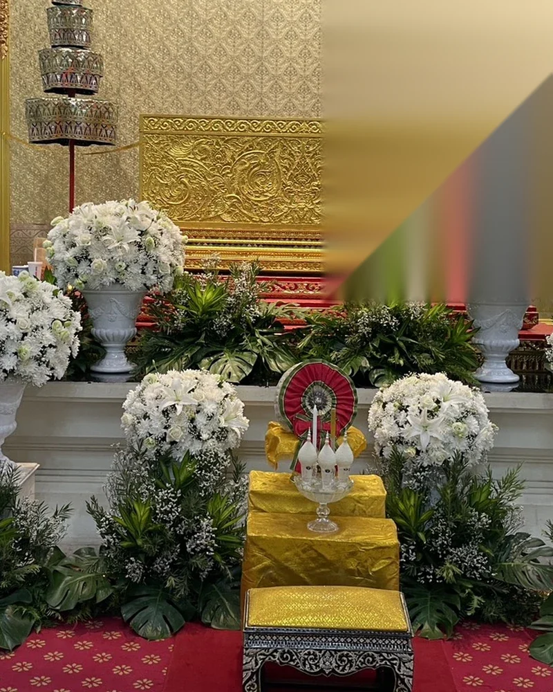 ดอกไม้ประดับหน้าเมรุ ชุดใหญ่พิเศษ ส่งด่วน กทม.